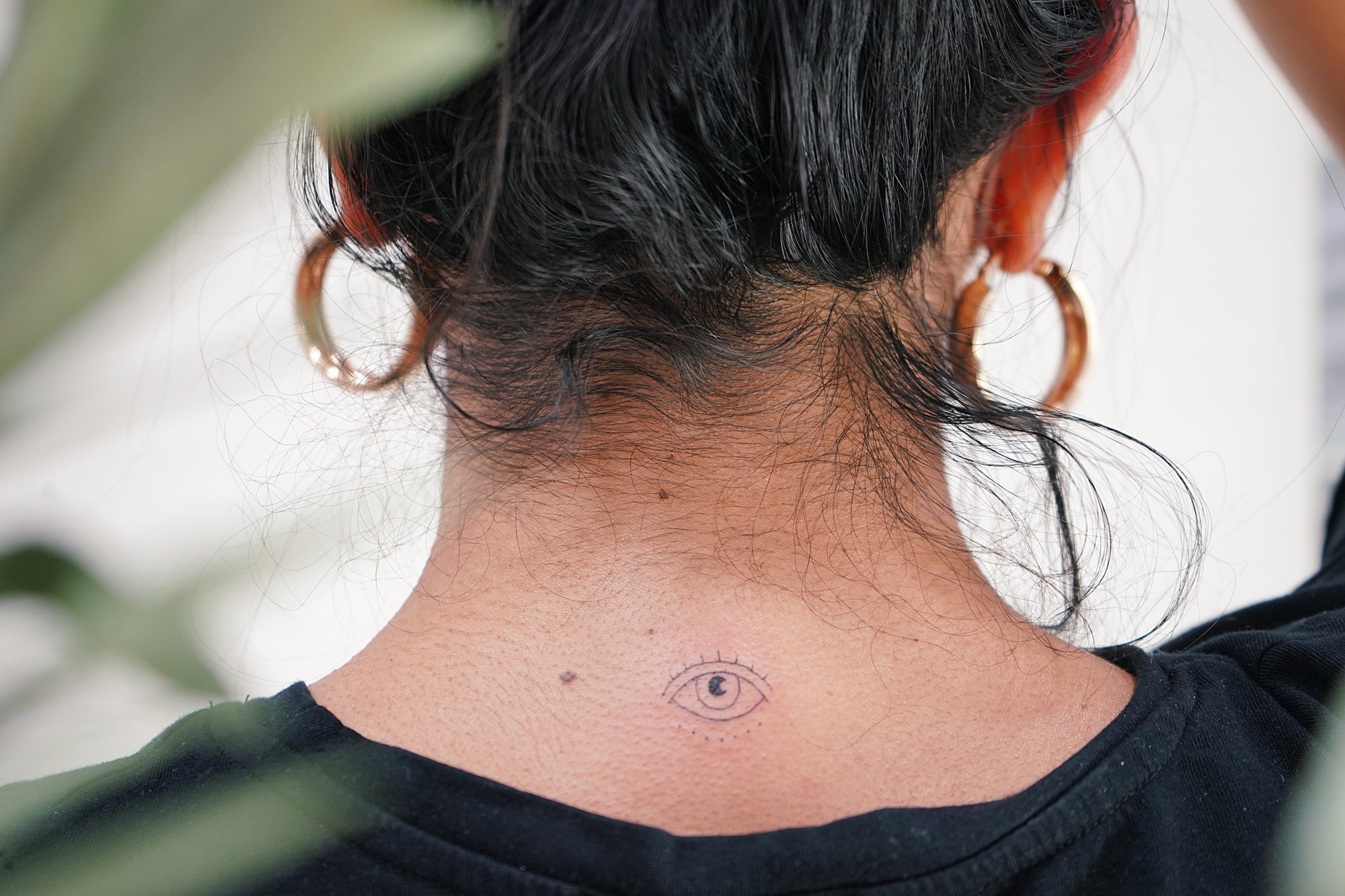 Tatuaje de mapa en zona desconocida, línea fina