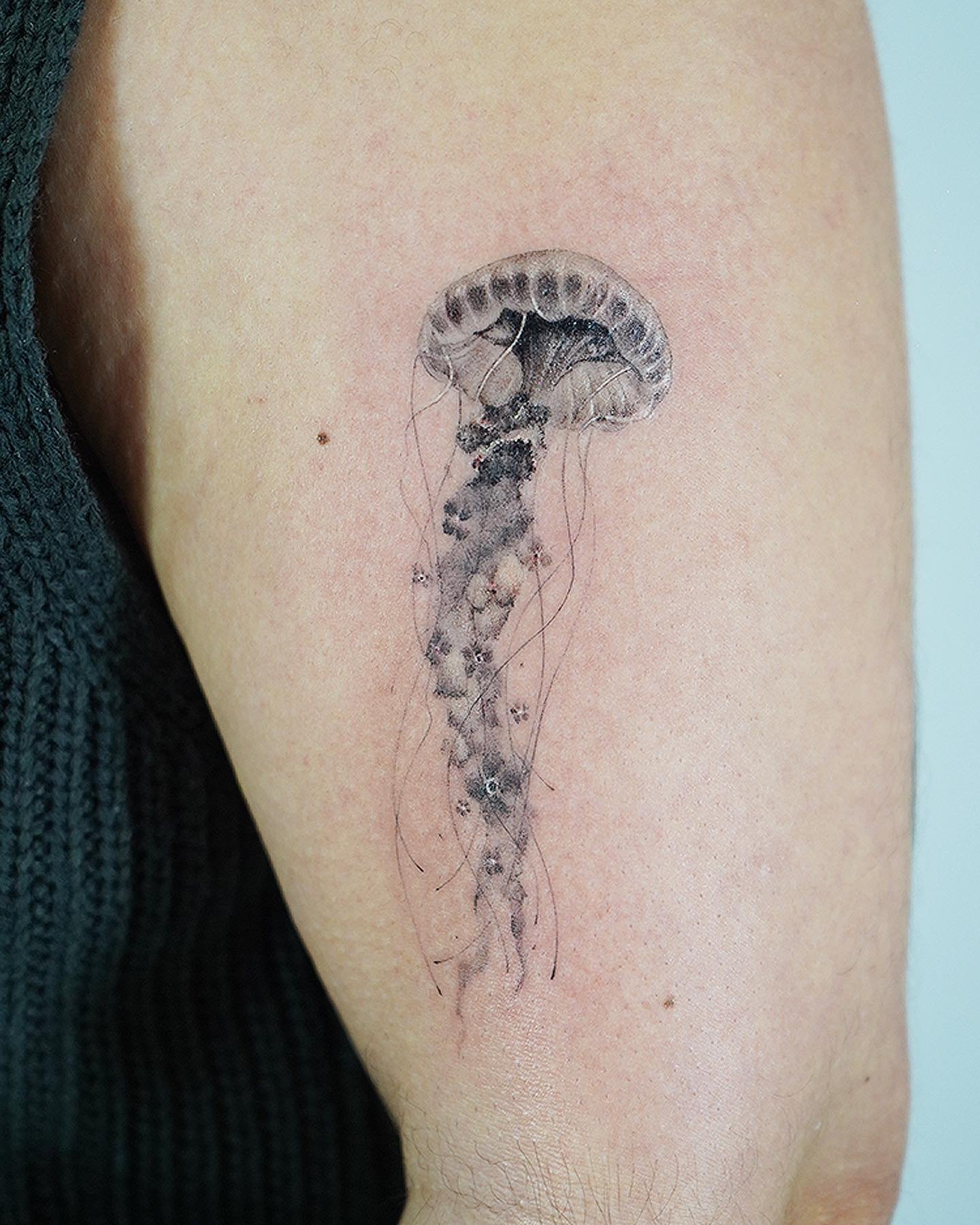 Fineline-Tattoo · Marin · Unterarm · Sinkply Zürich