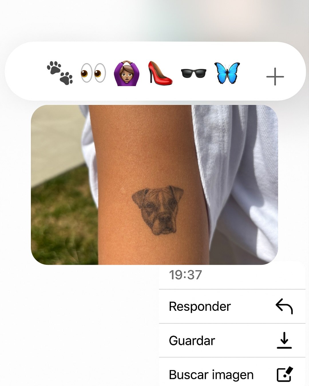 Tatuaje de pet en antebrazo, línea fina Sinkply Madrid