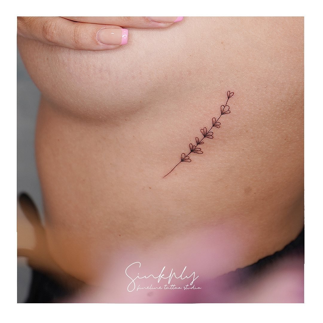 Fineline-Tattoo · Ast · Hals · Sinkply Zürich