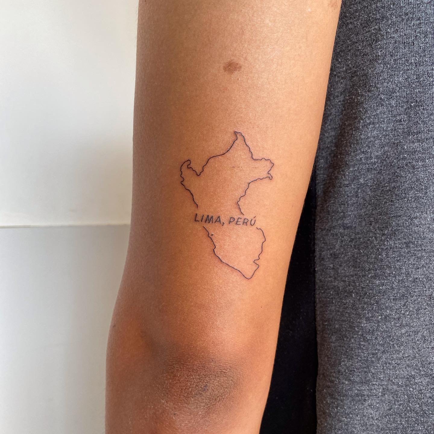 Fineline-Tattoo · Satz · Unterarm · Sinkply Zürich