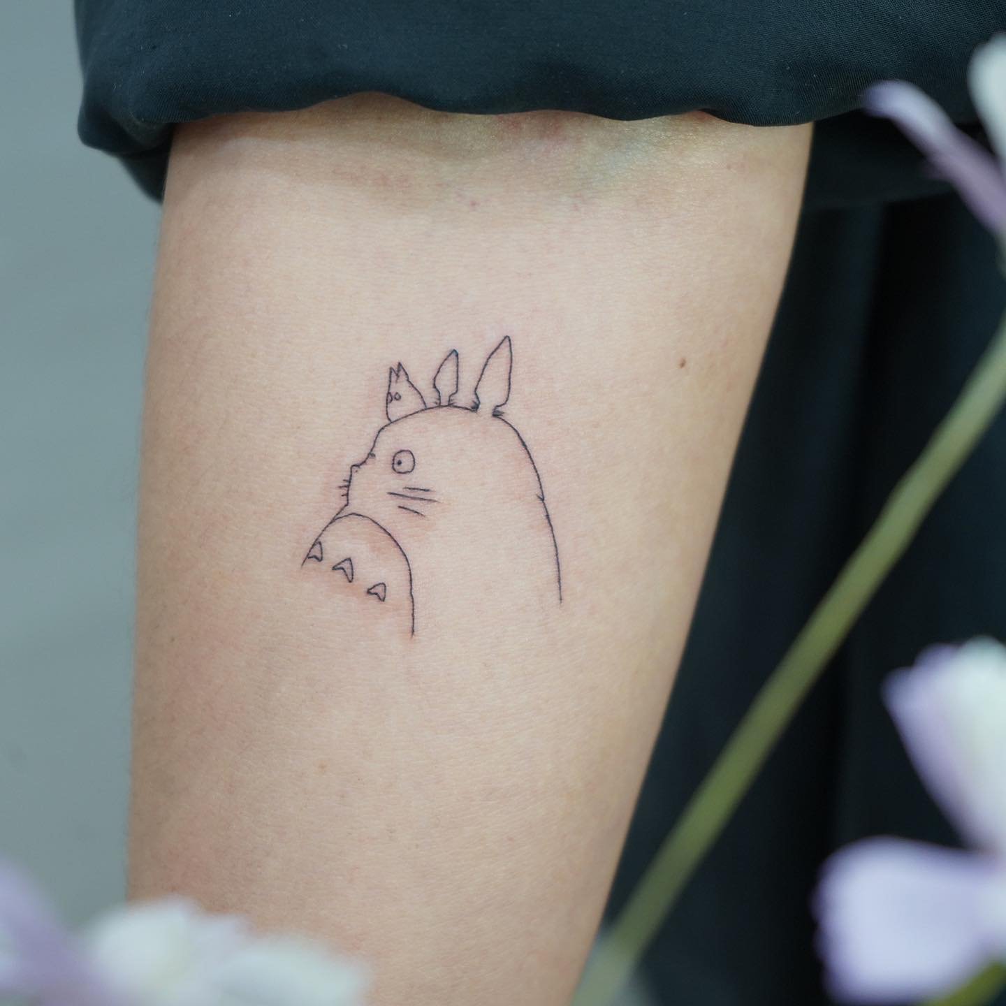 Fineline-Tattoo · Objekt · Unterarm · Sinkply Zürich
