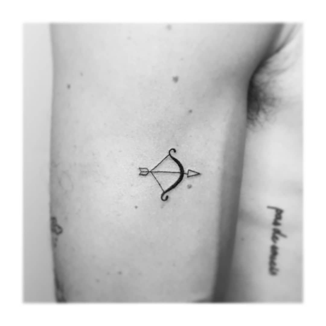 Fineline-Tattoo · Objekt · Oberschenkel · Sinkply Zürich