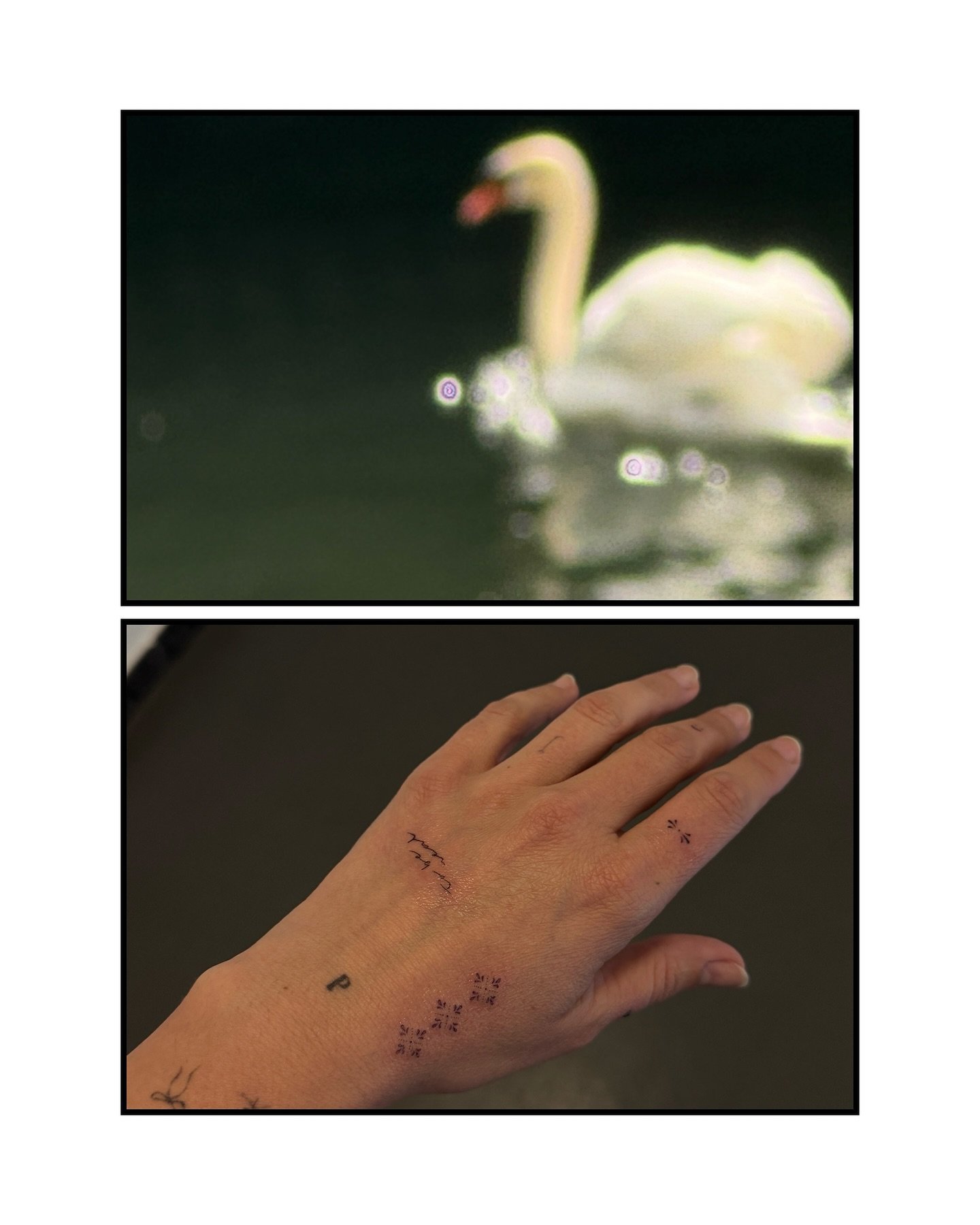 Tatuaje de destellos en mano, línea fina Sinkply Madrid