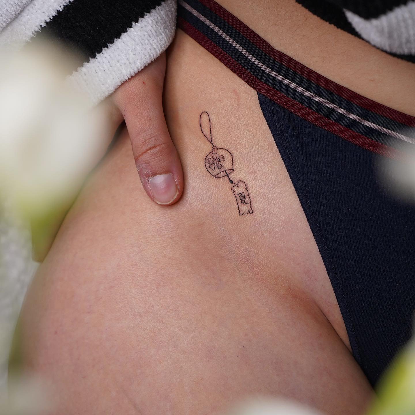 Tatuaje de matching en antebrazo, línea fina Sinkply Madrid