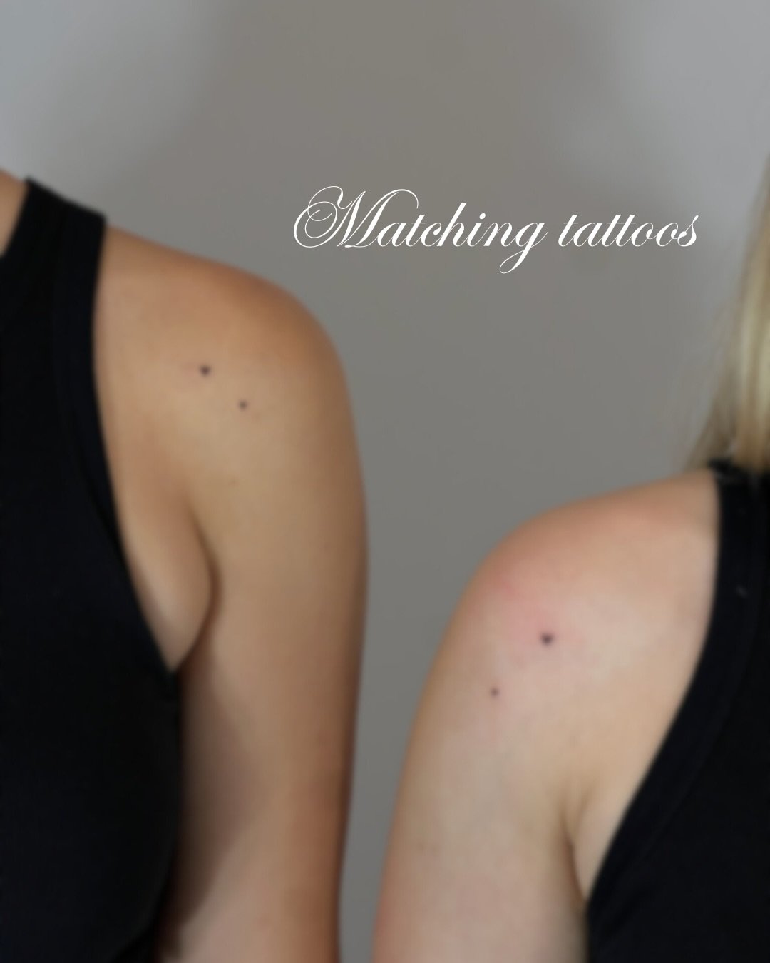 Tatuaje de matching en antebrazo, línea fina Sinkply Madrid