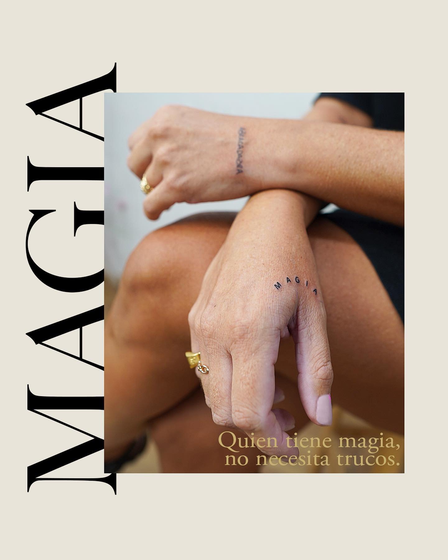 Tatuaje de matching en mano, línea fina Sinkply Madrid