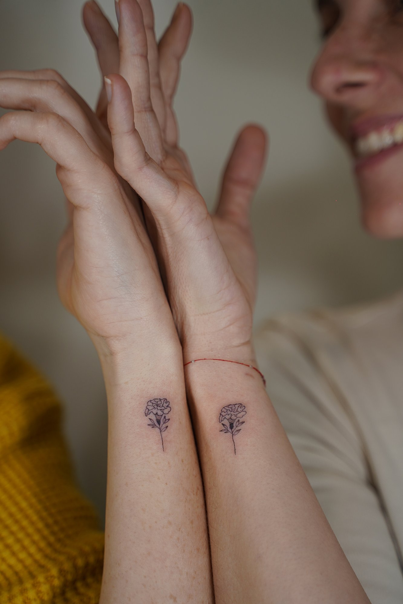 Tatuaje de composicion frase en zona desconocida, línea fina